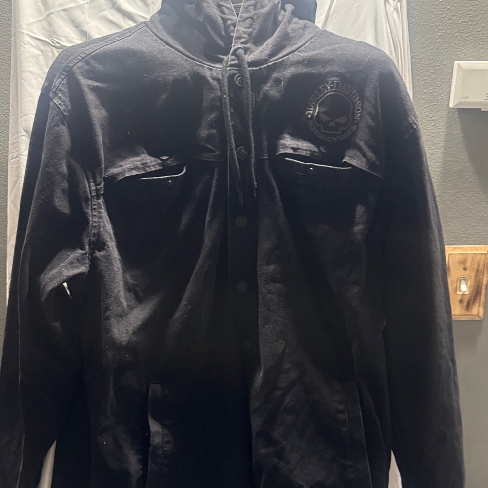 Harley-Davidson Black Hooded Jacket